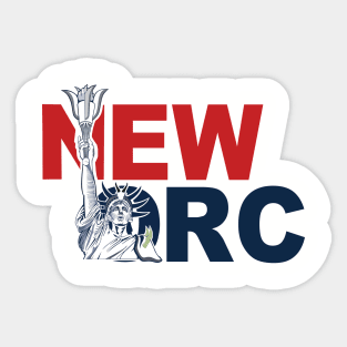 New orc city Sticker